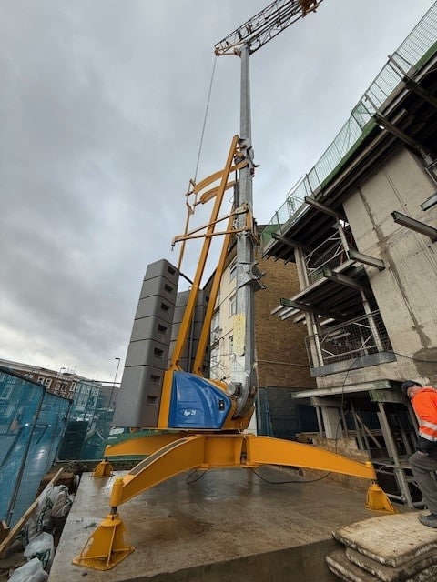 Crane building at Sydenham property development